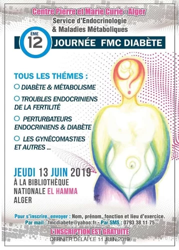 12ème Journée FMC Diabète affiche